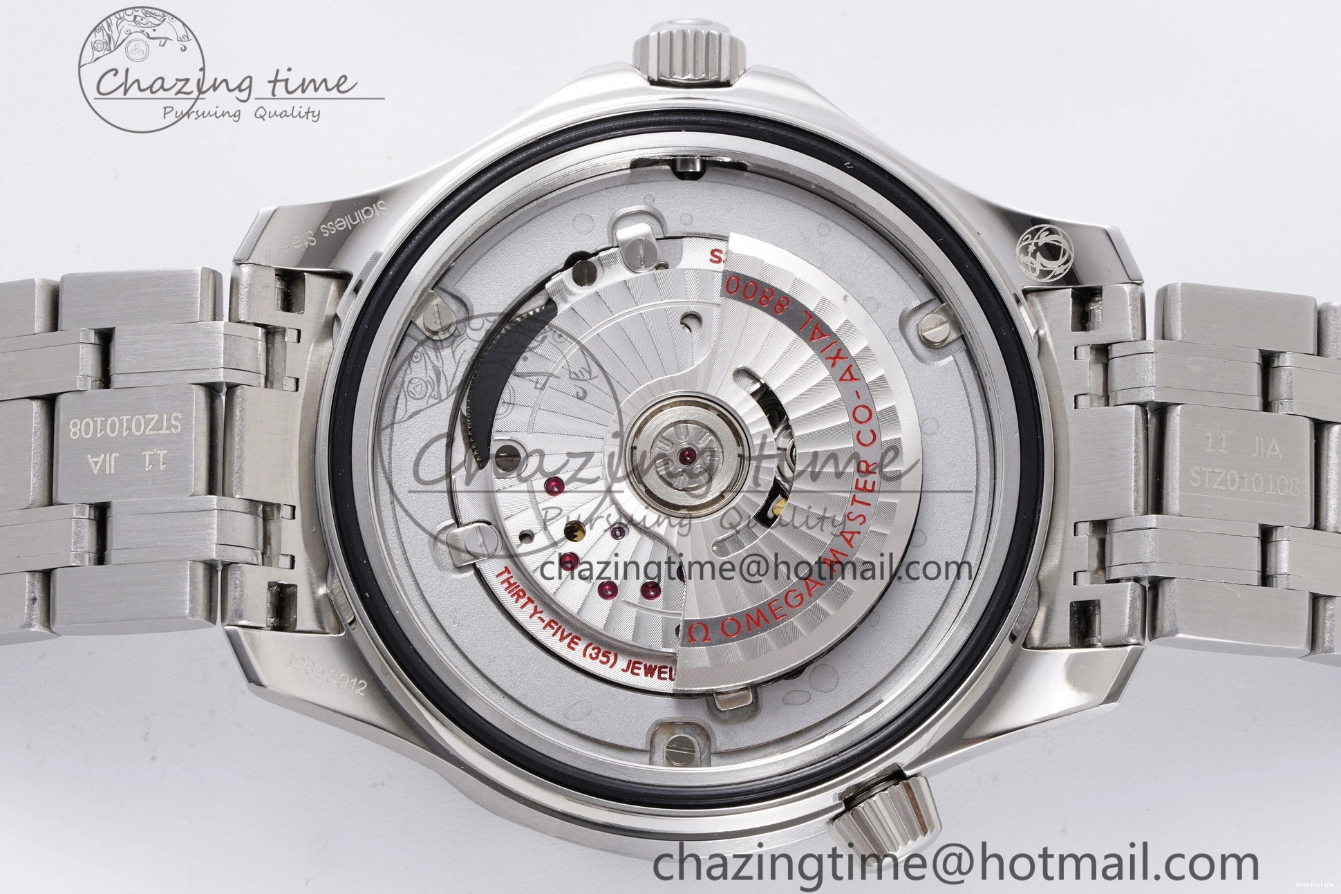 0123 Seamaster Diver 300M ZF 1:1 Best Edition Green Ceramic Green Dial on SS Bracelet A BestValue 7825